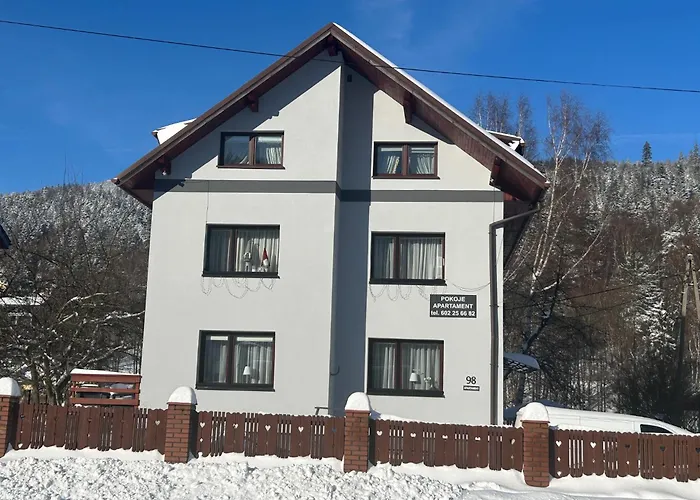 Z Tarasem Przy Kolejce Na Skrzyczne 100 Metrow Do Kolejki Mysliwska 98 Apartmán *